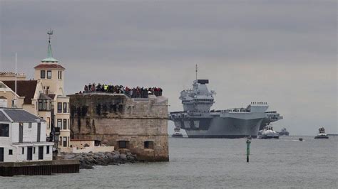 HMS Prince Of Wales May Miss US Jet Trials After Breakdown BBC News