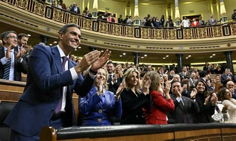 Pedro S Nchez Reelegido Presidente Del Gobierno Espa Ol Once Noticias