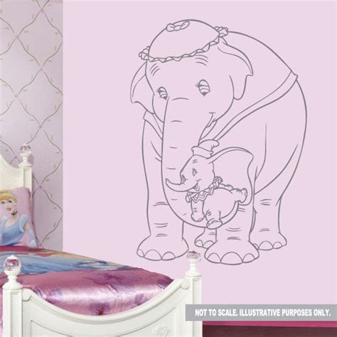 Dumbo Elephant Wall Decal Sticker By Designerwallz On Etsy £15 99