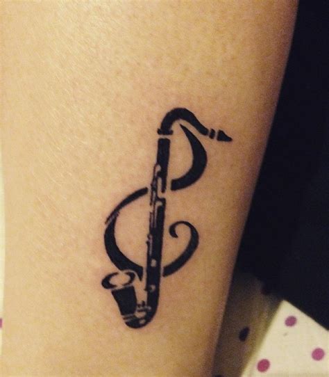 Bass Clarinet Tattoo Tattoos Bass Clarinet Band Nerd