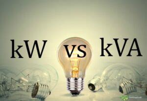 Diferencia entre kVA y kW en electricidad Qué debes saber