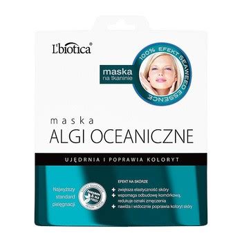 L Biotica Maska Algi Oceaniczne Na Tkaninie 23 Ml Aptelia Pl