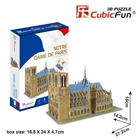 Cubic Fun Puzzle D Katedra Notre Dame Cubic Fun Sklep Empik