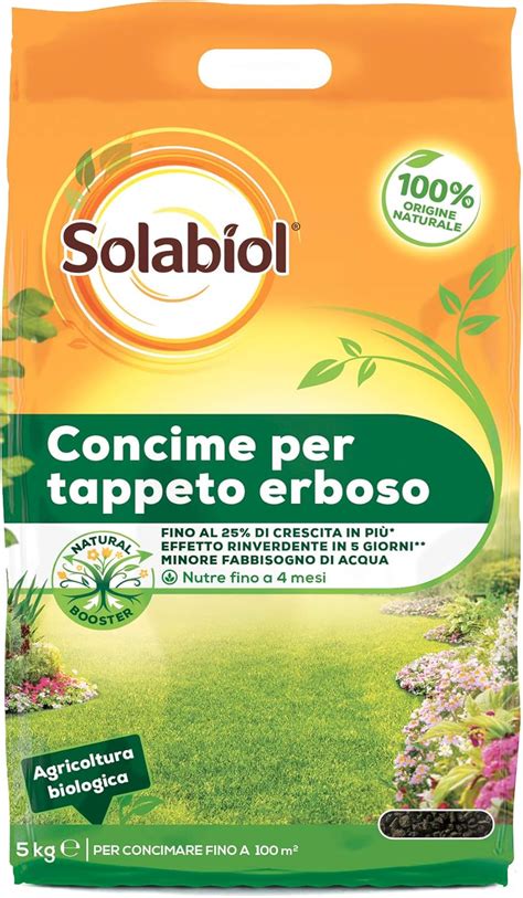 Solabiol CONCIME Biologico Tappeto ERBOSO Con Tecnologia Natural