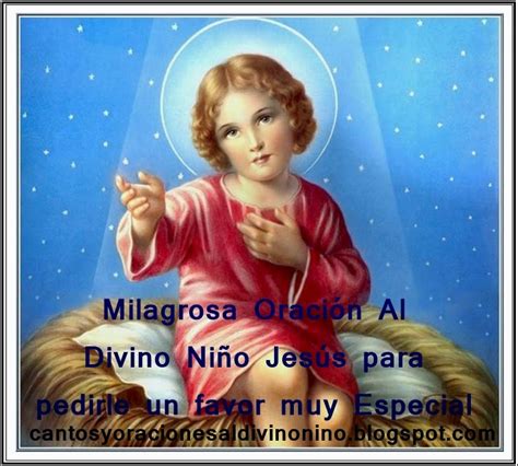 Divino niño oracion milagrosa - Imagui