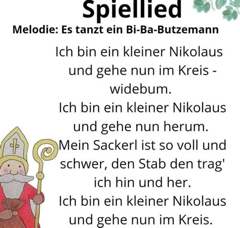 Pin von Angelika Reseneder auf Nikolaus Nikolaus lieder Bewegung für