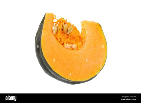 Squash or pumpkin, Muscade de Provence, Muscat de Provence pumpkin, cut ...