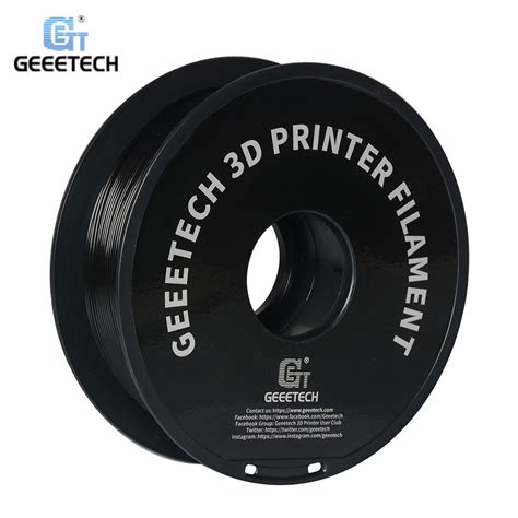 Geeetech Petg Filament For 3d Printer Black