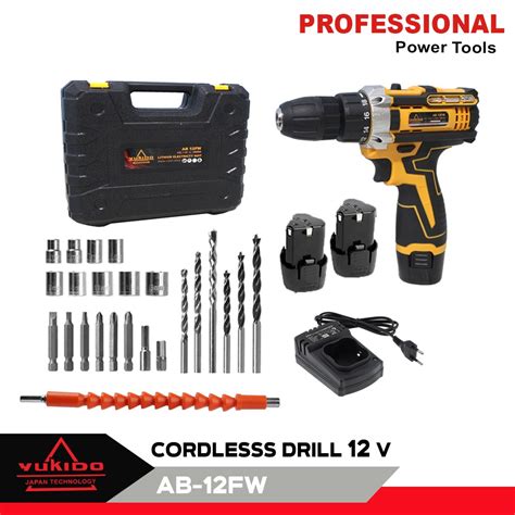 Mailtank Mesin Bor Baterai Tangan Cordless Drill Battery Bor Cordless