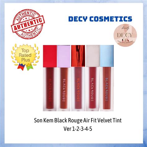 Son Kem Black Rouge Air Fit Velvet Tint A01 A32 Shopee Việt Nam