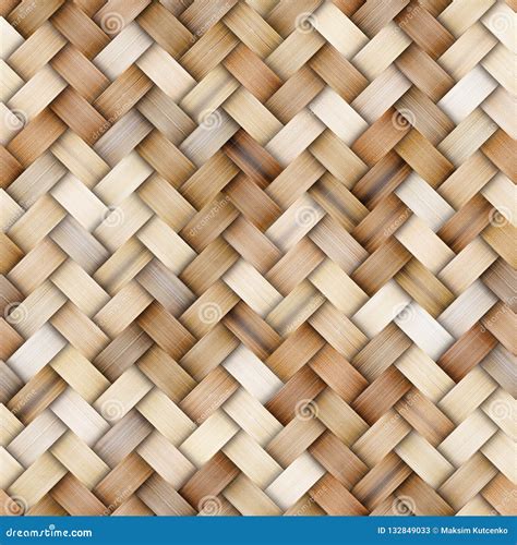 Wicker Rattan Seamless Texture For Cg Stock Image Image Of Design