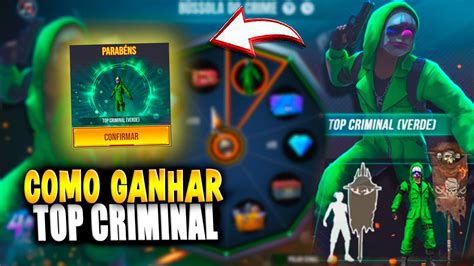 Como Ganhar Top Criminal A B Ssola Do Crime No Free Fire Youtube