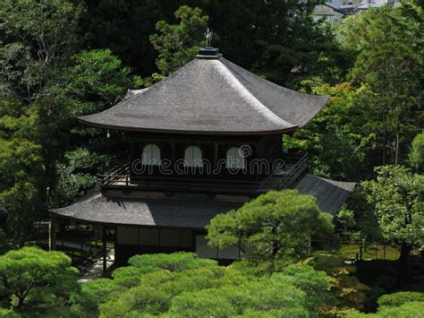 Ginkaku Ji Temple Of The Silver Pavilion Kyoto Japan Stock Image