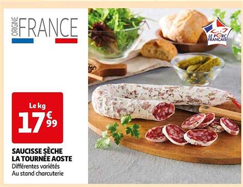 Promo Saucisse S Che La Tourn E Aoste Chez Auchan Icatalogue Fr