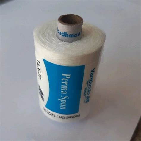 Polyester Plain White Vardhman Perma Spun Thread For Sewing At Rs