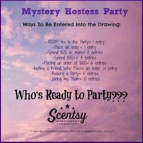 Pin By Chelsea Key On Scentsy In 2019 Scentsy Mystery Hostess