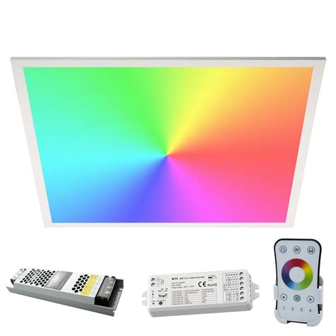 KIT Pannello Ultra Slim LED 94W Centralina SMART WiFi 24V RGB RGBW