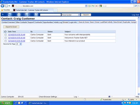 Managing Customer Correspondence Trackersuitenet