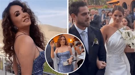 Janet Barboza En Instagram Lo VolviÓ A Hacer Llevó Su Palito Selfie A Boda De Valeria Piazza