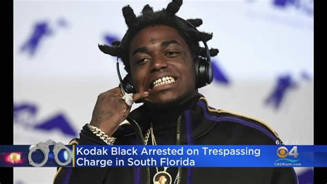 Kodak Black Arrested On Trespassing Charge In South Florida Youtube