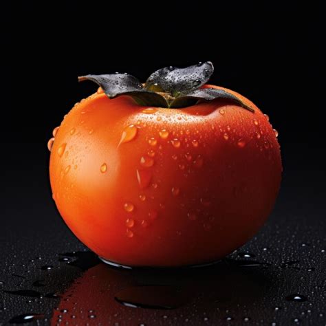 Premium Ai Image Hachiya Persimmon Isolated