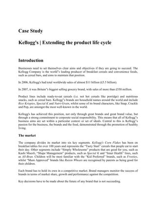 Kellogg S Case PDF