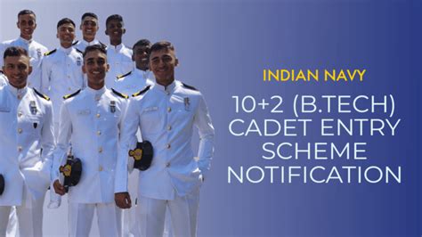 Indian Navy Notification 102 Btech Cadet Entry Scheme Dde