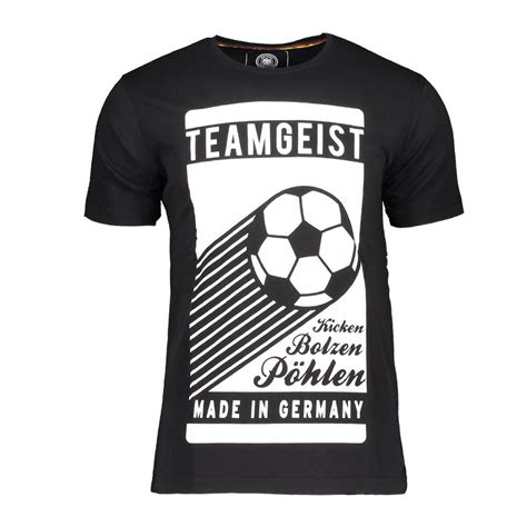 DFB Deutschland Teamgeist T Shirt Schwarz Replicas Fanshop