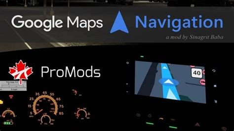 ATS Google Maps Navigation Pack For ProMods Canada V1 6 Mod ATS Mod