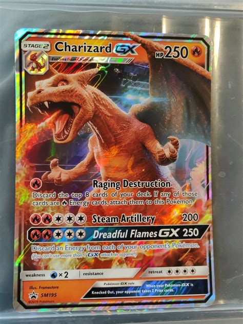 Mavin Charizard GX SM195 JUMBO Promo Pokemon Card