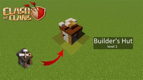 Lets Build Clash Of Clans Builders Hut Level 1 Youtube