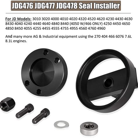 Engine Crankshaft Rear Main Seal Installer For John Deere Servicegard