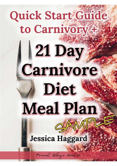 Carnivore Diet Plan Pdf 141754 Sample Carnivore Diet Meal Plan