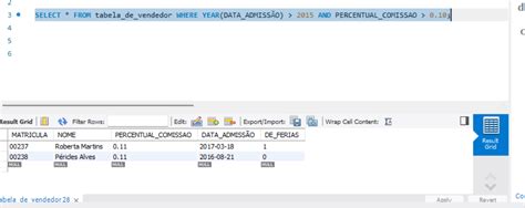 Desafio Concluído Consulta Tabela De Vendedor Sql Com Mysql Manipule E Consulte Dados