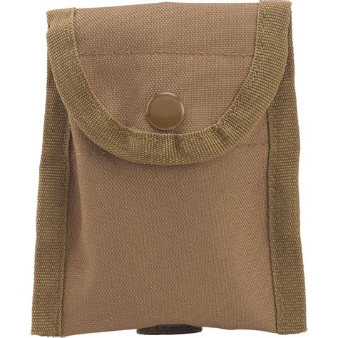 Rothco Coyote Molle Compatible Compass Pouch Brown Molle Clips