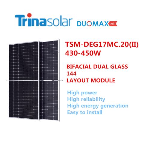 Easily Installed Trina Solar Panels Tsm Deg Mc Ii W