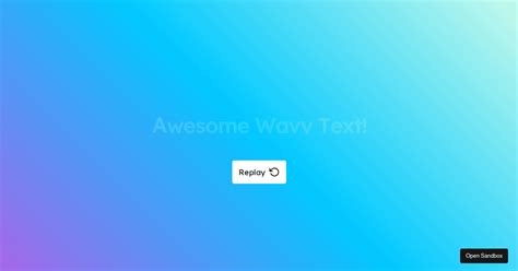 Framer Motion React Wavy Letter Text Animation Codesandbox