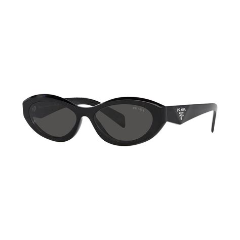 Prada Spr Z F K Z Symbole Square Shape Black Silver