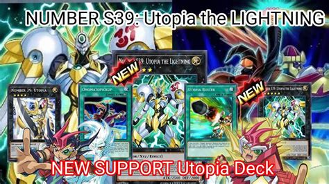 Number S Utopia The Lightning New Support Utopia Deck Yu Gi Oh