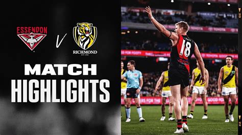 Essendon V Richmond Highlights Round Afl Youtube