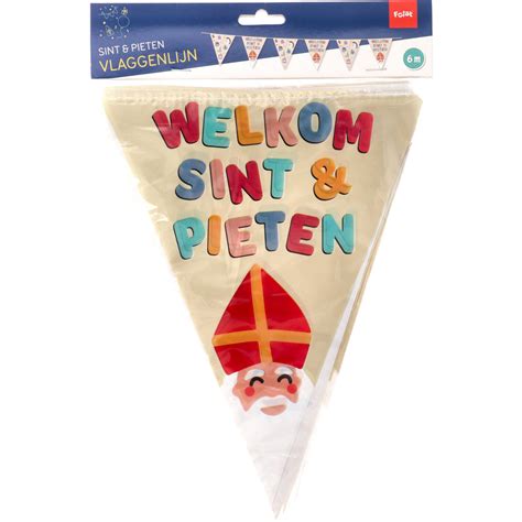 Vlaggenlijn Welkom Sint Pieten Sint En Pieten Meter