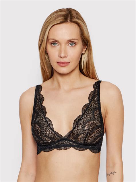 Simone P R Le Soutien Gorge Bralette Karma V Noir Modivo Fr