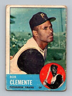 1963 Topps 540 Roberto Clemente LOW GRADE Pittsburgh Pirates HOF