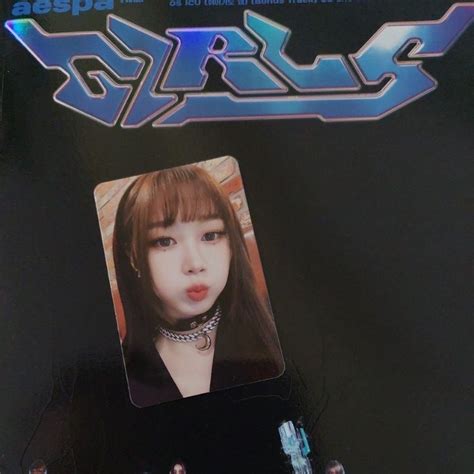 DAMAGE Aespa Girls Mini Album Kwangya Version Official Photocard Of