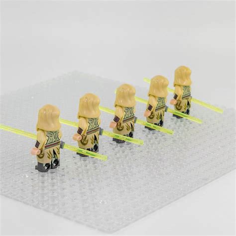 Star Wars Tor Jedi Temple Guards Minifigure Set Of 5pcs With Weapons And Accessories Brikzz