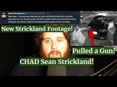 Mma Guru Reacts To New Footage Of Sean Strickland Pulling A Gun On