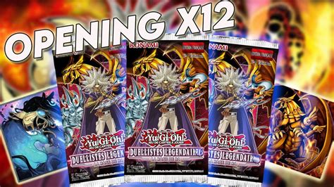 Yu Gi Oh OPENING 12 BOOSTERS DUELLISTE LÉGENDAIRE 7 LA RAGE DE RA