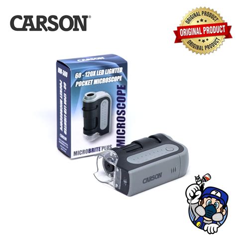 Carson Microbrite Plus Mm Led Lighted Pocket Microscope X X