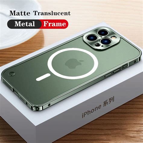 Buy Luxury Aluminium Alloy Protective Metal Frame Case For Iphone 14 13