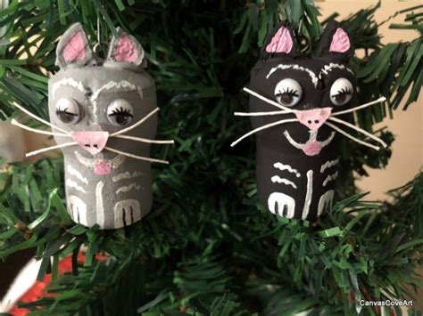 2 Cat Wine Cork Christmas Ornaments On Mercari Christmas Ornaments